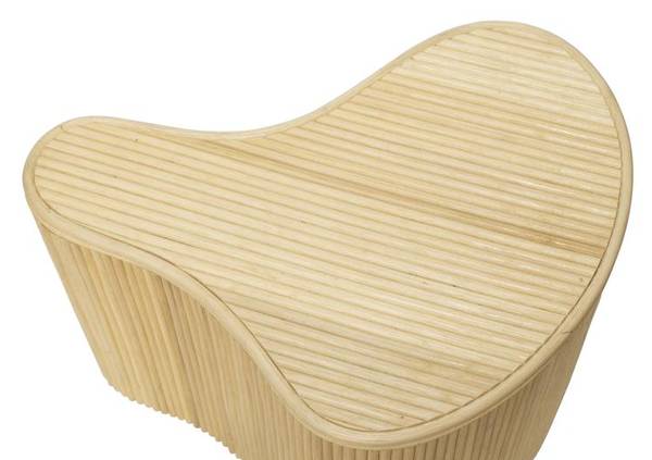 Beistelltisch MARSA 2er-Set Beige - Rattan - 30 x 1 x 4 cm