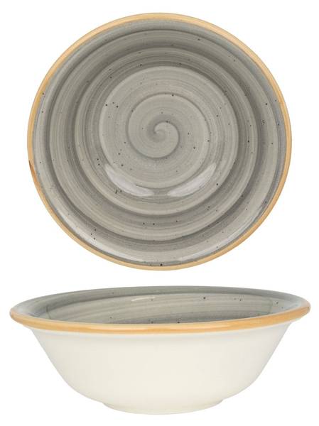 Bols Aura Space 2 él. Gris - Porcelaine - 16 x 2 x 16 cm