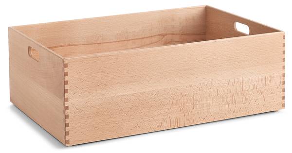 Allzweckkiste, Buche lackiert Braun - Holzwerkstoff - 40 x 21 x 60 cm