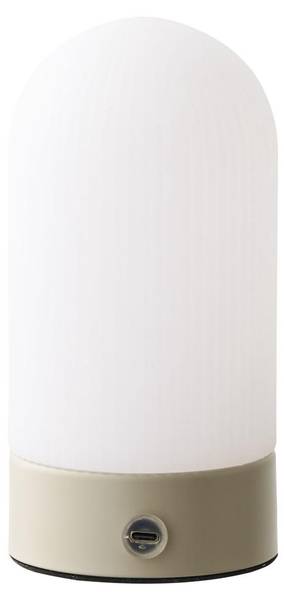 Tafellamp Rosa beige - staal - 9 x 18 x 9 cm