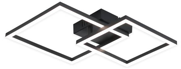 LED Pendelleuchte Burns Ⅲ Schwarz - Flammenanzahl: 2