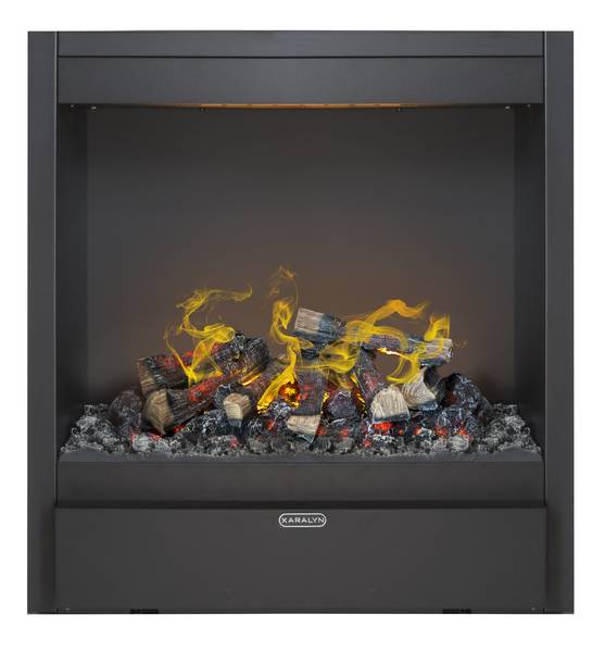 Wasserdampf-Kamin Louis EAL-B Anthrazit