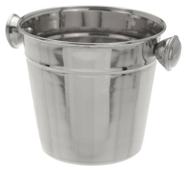 Eiskübel EXCELLENCE Silber - Edelstahl - 13 x 11 x 11 cm