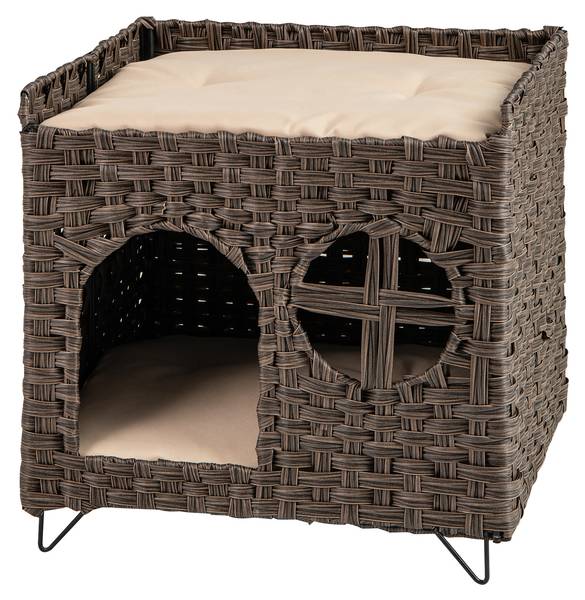 Katzenhaus BH32415NZDE Braun - Rattan - 45 x 50 x 51 cm
