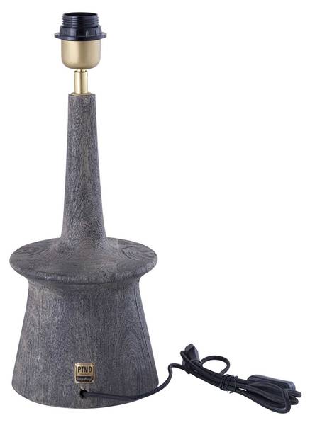 Tischlampe Caelin Grau - Durchmesser: 18 cm