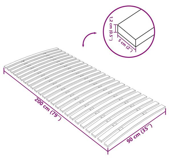 Lattenrost 3010963-1 Breite: 90 cm