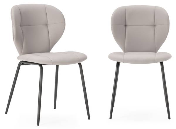 Stühle MAURA 2er-Set Beige - Kunststoff - 58 x 49 x 50 cm