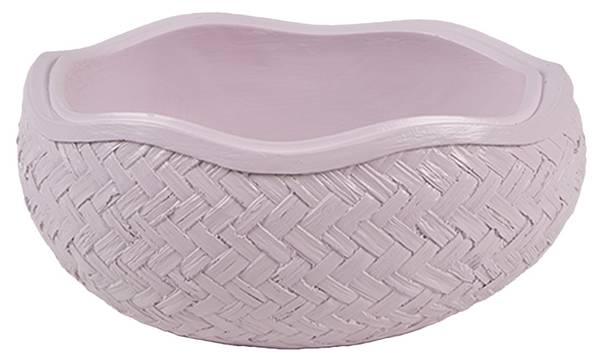 Dekoration Schale Ei Cosy Ana Pink - Kunststoff - 13 x 16 x 9 cm