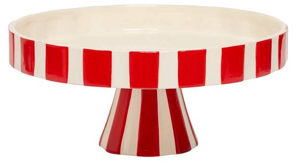 Präsentationsplatte Rot - Stein - 27 x 11 x 27 cm
