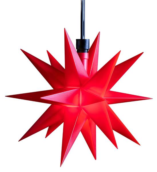 Dekostern, Weihnachtsstern Rot