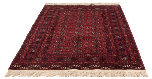 Orientteppich Oriental Rot - Naturfaser - 133 x 1 x 196 cm
