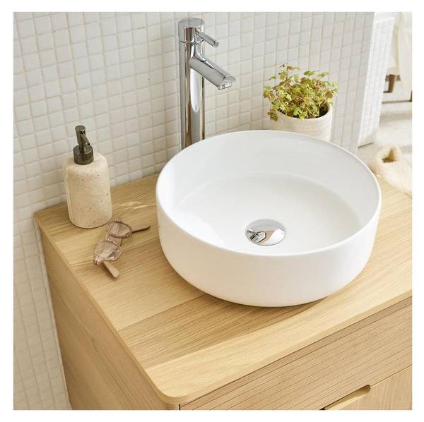 Badmöbel-Set ALASKA 4-teilig Braun - Holzwerkstoff - 60 x 78 x 50 cm