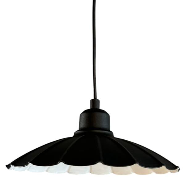 Pendelleuchte SYLRisso Schwarz - Metall - 24 x 8 x 24 cm