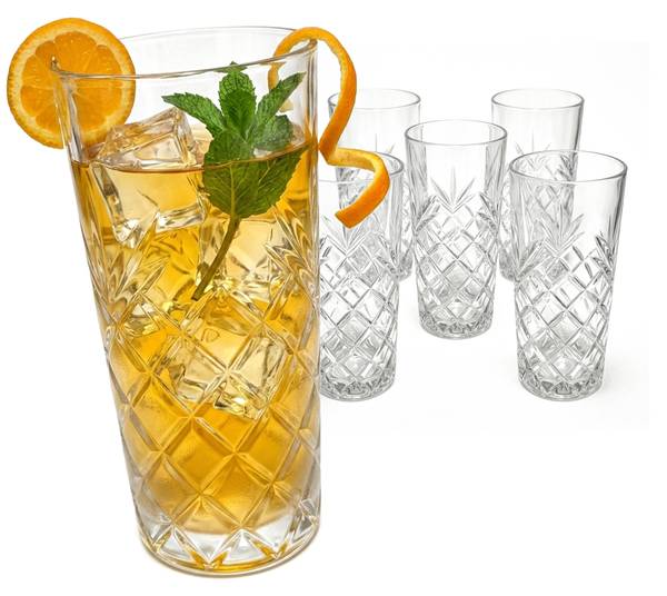 Lot de 6 verres à cocktail Verre clair - 7 x 15 x 7 cm