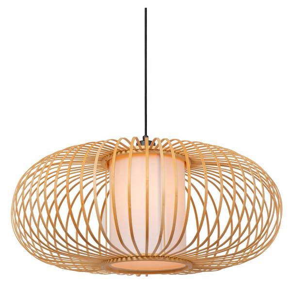 Pendelleuchten THULINE Braun - Bambus - Metall - 85 x 60 x 73 cm
