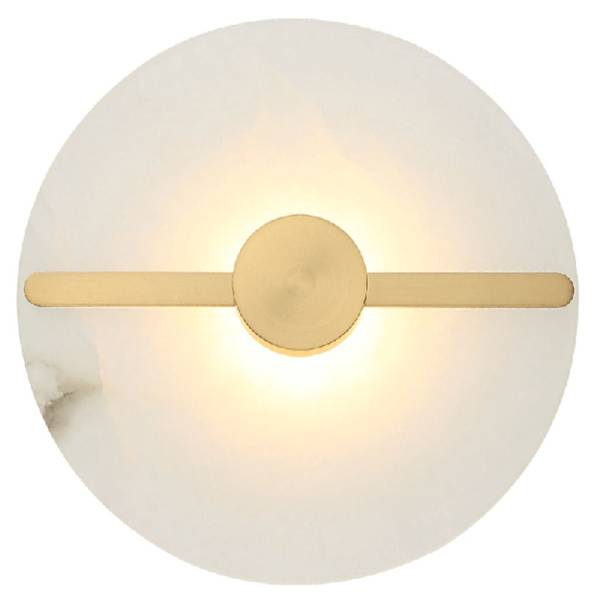 Wandleuchte Lunéa Gold - Metall - 25 x 25 x 9 cm