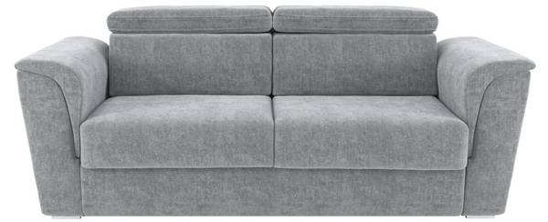 Schlafsofa RIZORA Grau - Textil - 223 x 95 x 230 cm