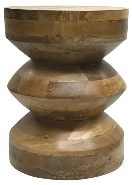 Hocker CEGADOR Beige - Holzwerkstoff - 35 x 45 x 35 cm