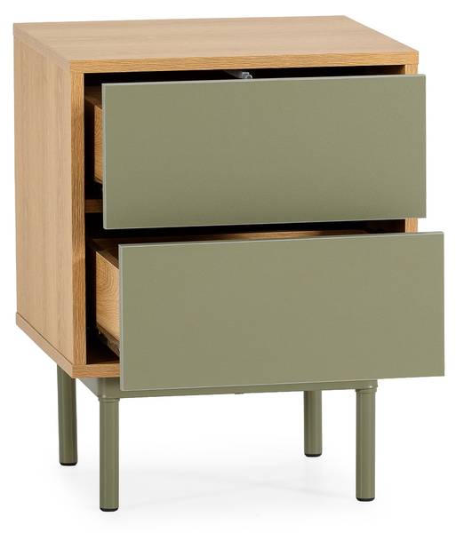 Nachttisch Cuzco Braun - Holzwerkstoff - 40 x 52 x 40 cm