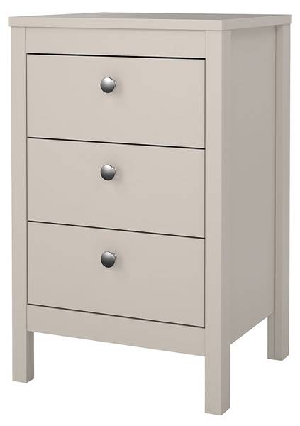 Nachttisch Madrid Braun - Holz teilmassiv - 44 x 70 x 39 cm