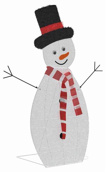 Kerstdecoratie 42019625 set van 3 geel - polyester - 80 x 1 x 56 cm