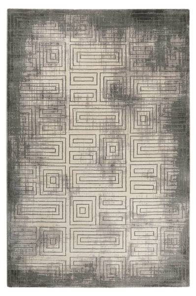 Kurzflorteppich Aiden Grau - Polypropylen - 80 x 2 x 150 cm