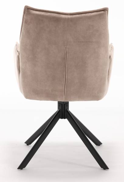 Esszimmerstuhl DANI Beige - Textil - 67 x 64 x 58 cm