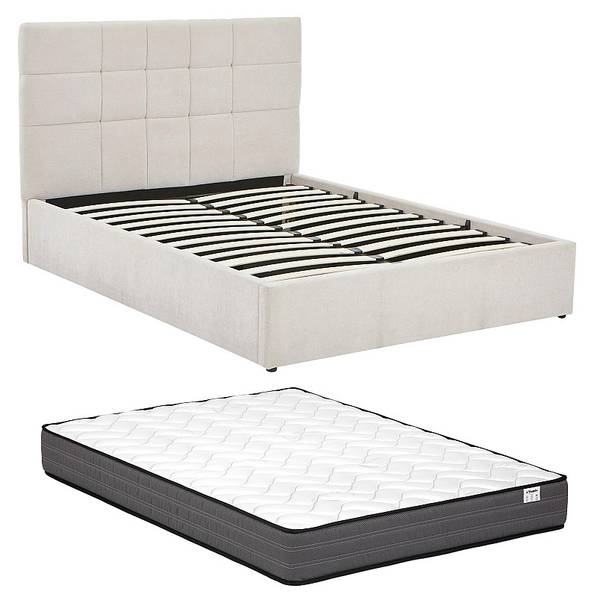 Bett mit Bettkasten HOPEYA 153 x 204 cm