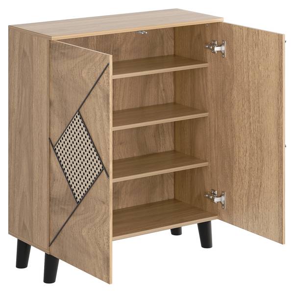 Schuhkommoden Caudicle Braun - Holzwerkstoff - 80 x 91 x 32 cm