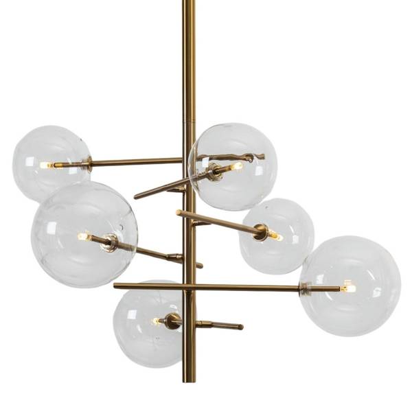 Hängeleuchte Osam Gold - Metall - 70 x 96 x 70 cm