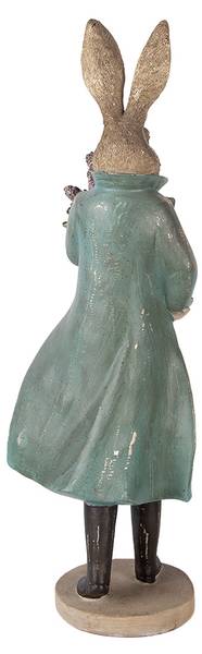 Dekorationsfigur Kaninchen 53424 Gold - Kunststoff - 15 x 53 x 17 cm