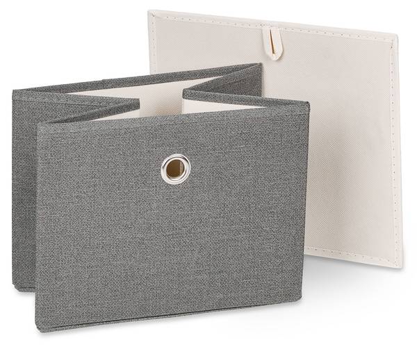 Commode à 5 tiroirs style industriel Noir - Marron - Gris - Polyester - Acier - 100 x 55 x 30 cm