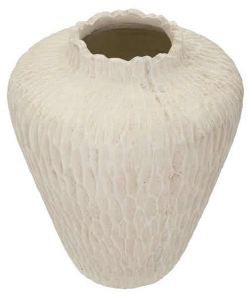 Vase Shade C Beige - Harz - 32 x 40 x 32 cm