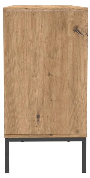 Sideboard LENNY Braun - Holzwerkstoff - 40 x 80 x 140 cm