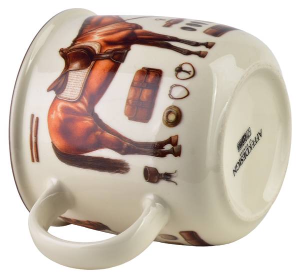 Becher NORMAN Braun - Fine Bone China - Porzellan - 10 x 10 x 10 cm