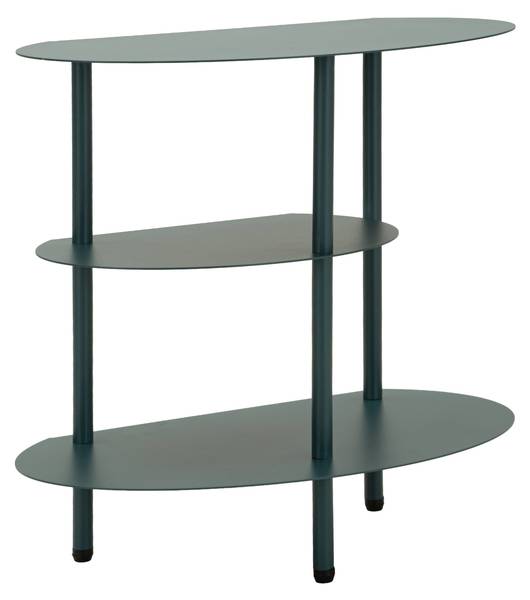 Table de chevet Saturno Vert - Métal - 28 x 50 x 50 cm