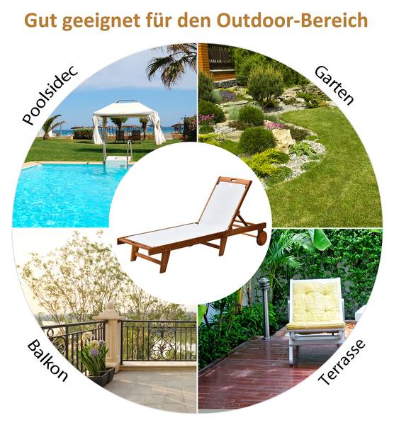 Liege 84B-325 Massivholz - 55 x 89 x 198 cm