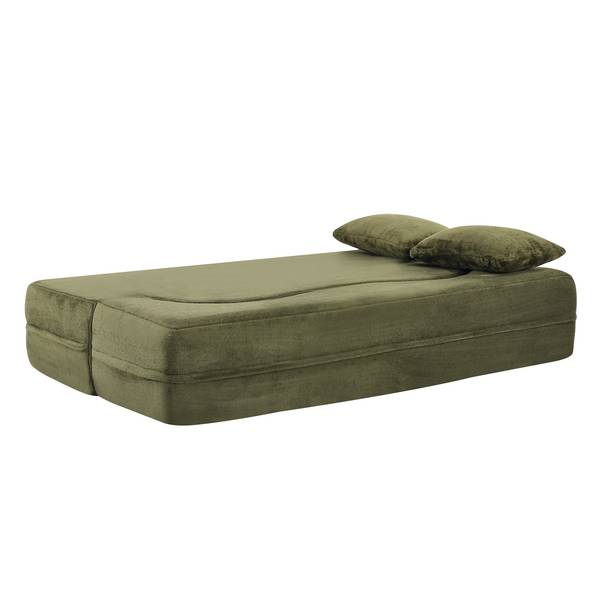 Schlafsofa NEXUSQUASI Grün - Chenille - Polyester - 180 x 70 x 55 cm