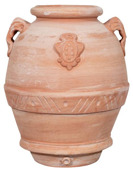 Orcio Vase OR DU VIN Marron - Terre cuite - 43 x 55 x 43 cm