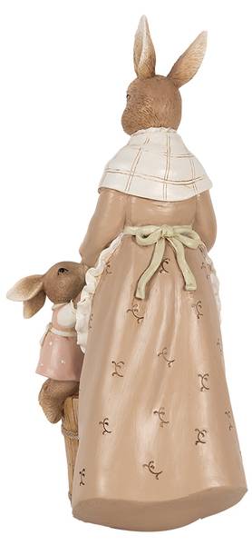 Kaninchen Easter&Averick Braun - Kunststoff - 10 x 24 x 13 cm