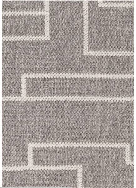Wohnzimmerteppich CANT Grau - 80 x 150 cm