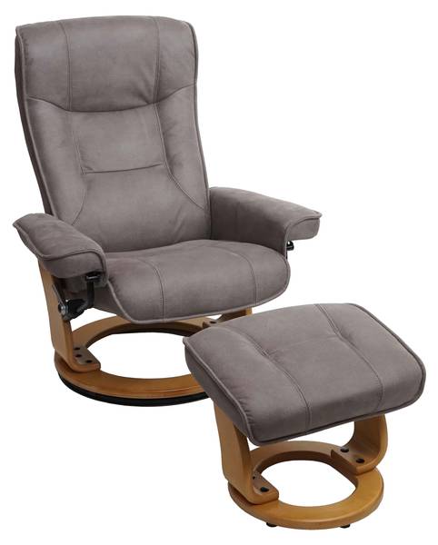 Relaxfauteuil Halifax lichtgrijs