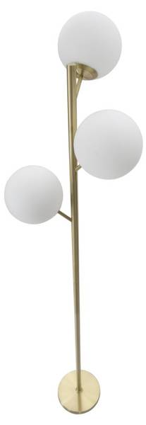 Vloerlamp Glamy A goud - metaal - 36 x 160 x 36 cm