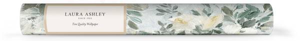 Vliestapete Elowen peony Blau - Fleece - 52 x 1000 x 1 cm