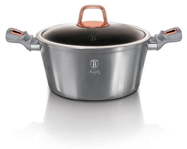 Topf 8948 BH6013 Grau - Aluminium - 28 x 13 x 28 cm