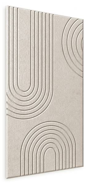 Akustikpaneel MILENA Beige - Textil - 30 x 60 x 1 cm
