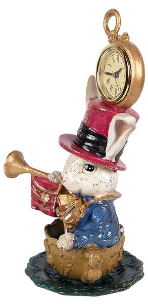 Dekorationsfigur Kaninchen 82712 Beige - Kunststoff - 11 x 23 x 15 cm