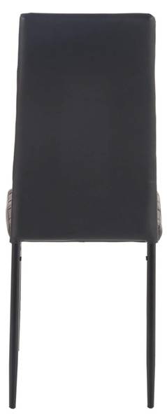 Stuhl ZET K70 Schwarz - Kunstleder - 40 x 97 x 49 cm