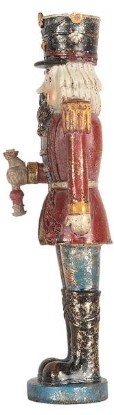 Figur Nussknacker Weihnachten-Tanner Rot - Kunststoff - 6 x 21 x 7 cm