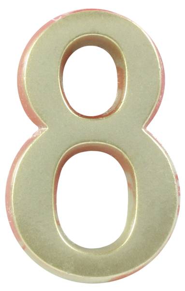 Hausnummer ZNAL Metall - 40 x 40 x 1 cm